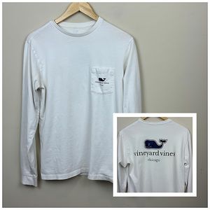 Vineyard Vines || Chicago Men's Long Sleeve T-Shirt; Size XS